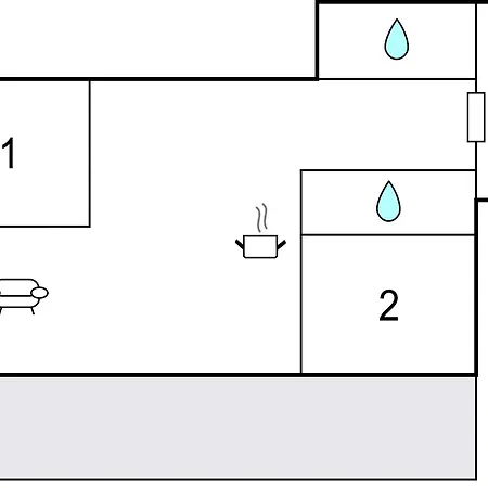 Сasa de vacaciones In With Kitchen *